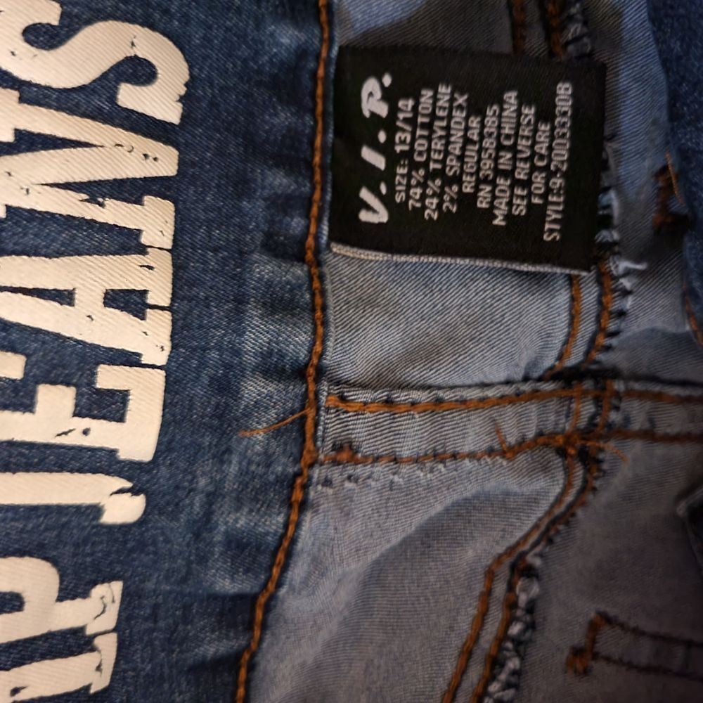 VIP Blue Jean Shorts - Picture 2 of 3